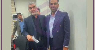 دکتر نیکزاد با روح الله قدرتی در ستاد